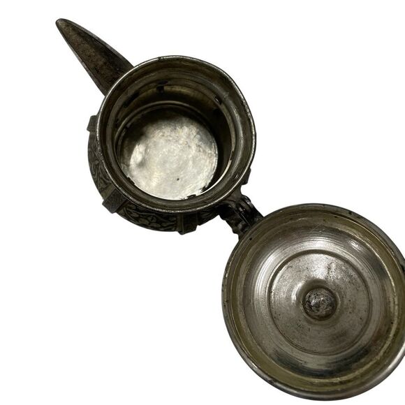 Antique Turkish Copper Milk Pitcher Tea Pot - Picture 5 of 7